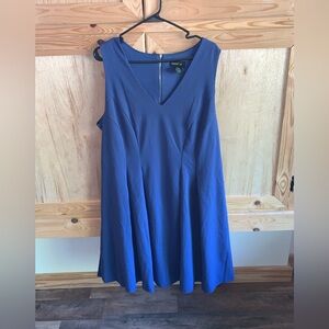 Teeze Me NWT blue sleeveless modest dress size 18